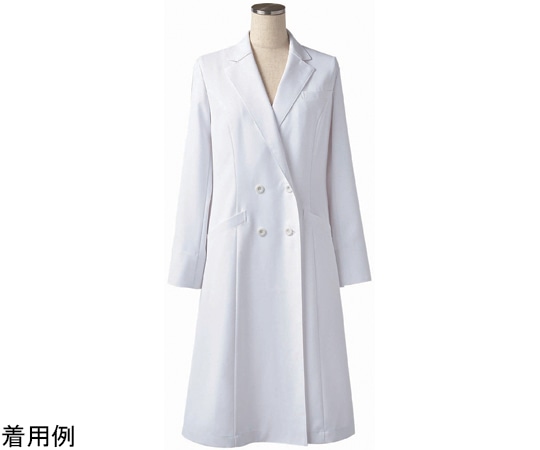 住商モンブラン ドクターコートレディス長袖W ホワイト 3L LW101-11 3L 1枚（ご注文単位1枚）【直送品】