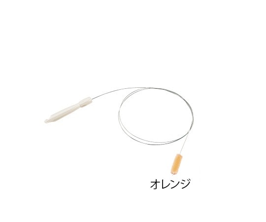 アズワン チューブ洗浄ブラシ オレンジ 1本（ご注文単位1本）【直送品】