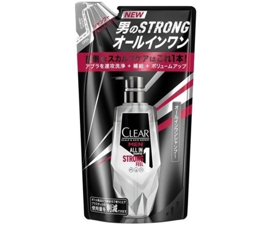 ユニリーバ・ジャパン・CM クリアフォーメン オールインワンシャンプー 詰替 280g CMAR-1 1個（ご注文単位1個）【直送品】