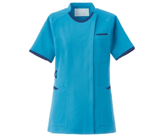 オンワード スクラブ ターコイズ×ネイビー LL HS-8054 1枚（ご注文単位1枚）【直送品】