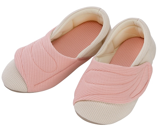 徳武産業 ワイドベルトワッフル 片足 右のみ ピンク LL 2229 1個（ご注文単位1個）【直送品】