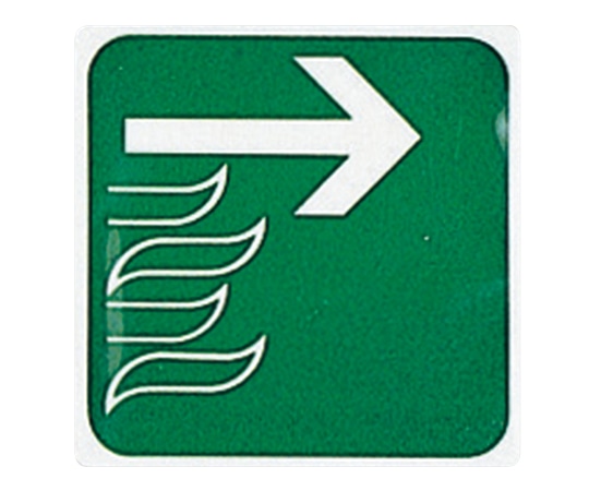 光 サインプレート （非常口（右へ）） E510-10 1枚（ご注文単位1枚）【直送品】