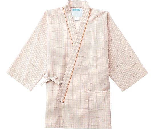 KAZEN 患者衣（甚平型） ベージュ S 285-72 S 1枚（ご注文単位1枚）【直送品】
