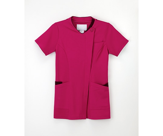 ナガイレーベン 女子スクラブ ディープピンク+ボルドー EL RF-5102 1枚（ご注文単位1枚）【直送品】