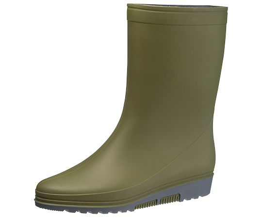 アサヒシューズ レインブーツR307 オリーブ 24.5cm KH30013 1足（ご注文単位1足）【直送品】