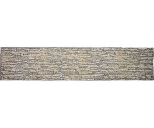 三愛繊維 ストローク コットン×リネン キッチンマット チャコール 50×240cm  1個（ご注文単位1個）【直送品】