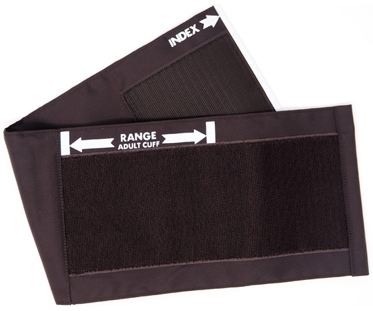 ユーメド貿易 ワンハンド型アネロイド血圧計用ナイロンカフ成人用 ブラウン S-12BR 1枚（ご注文単位1枚）【直送品】