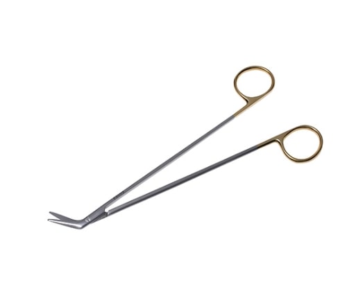 日本フリッツメディコ T/Cドベイキー・アングル剪刀 19cm 60度 B027-019E 1個（ご注文単位1個）【直送品】