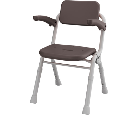 パナソニックエイジフリー シャワーチェア(Air)コンパクトSPワンタッチ ブラウン PN-L41431BR 1台(ご注文単位1台)【直送品】