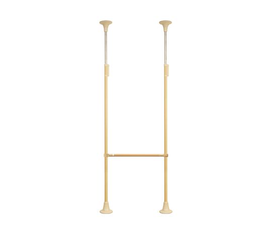 DIPPERホクメイ ベスポジBPZ 丸ベース ロング H型 伸縮 固定900-1200 セット BPZ-H2500-31 1個（ご注文単位1個）【直送品】