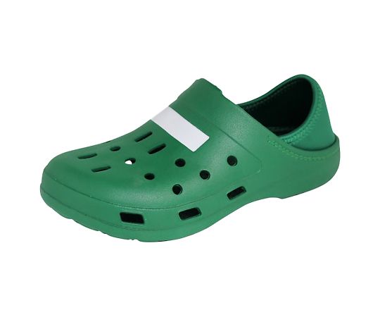 内外ゴム サンダル(ジャストモードNo.800) グリーン 25.0~25.5cm 154063 1足(ご注文単位1足)【直送品】