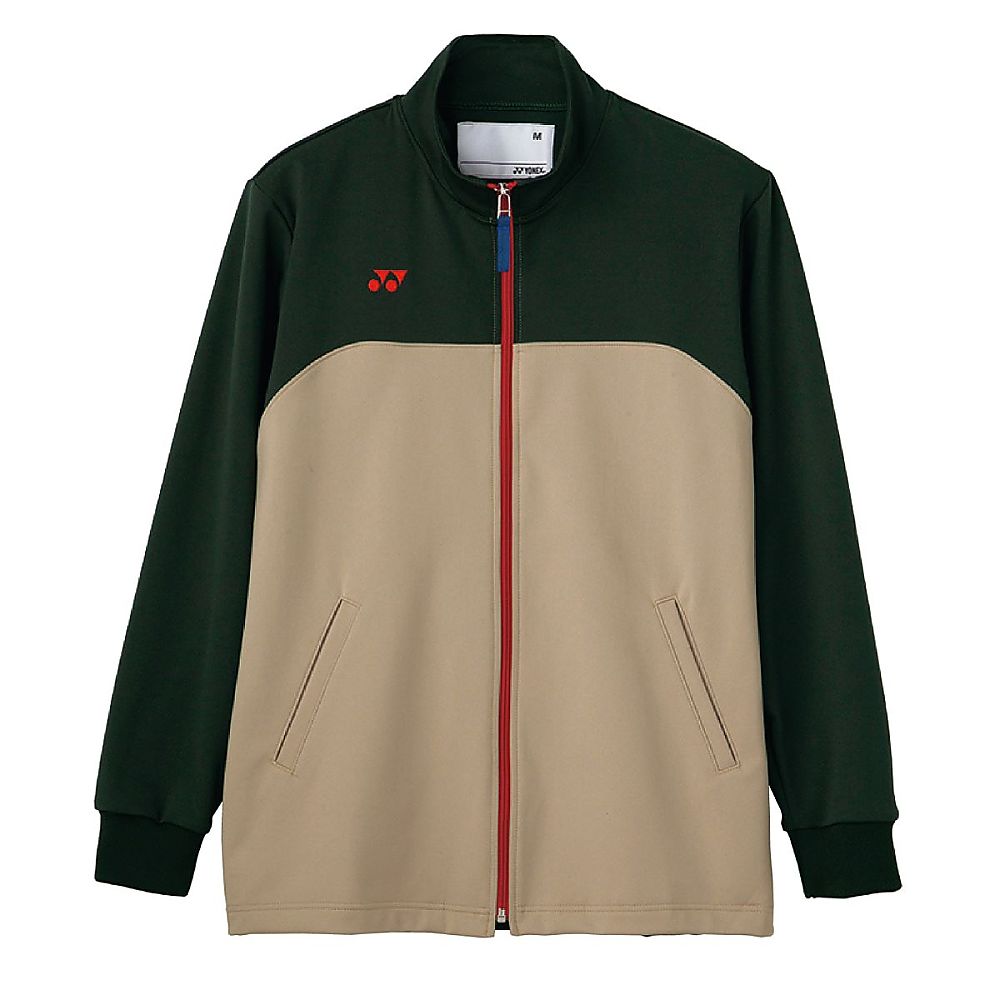 YONEX（トンボ） Mケアワークジャケット カーキ×ベージュ 4L（身丈77cm） CY106-47 4L 1枚（ご注文単位1枚）【直送品】