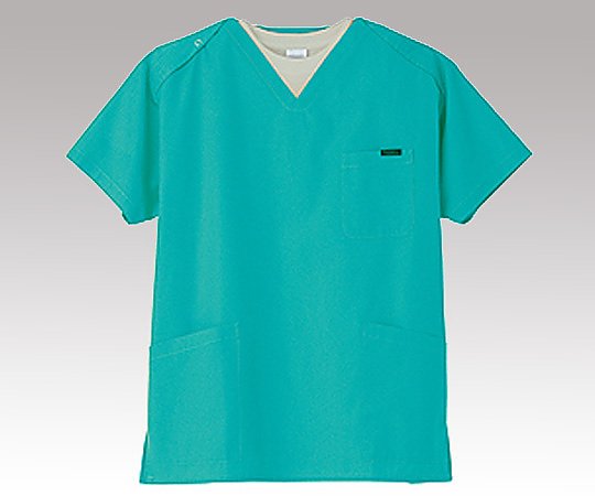 PANTONE（フォーク） スクラブ （男女兼用/右肩ホック式） グリーン/LL 7000SC LL 1枚（ご注文単位1枚）【直送品】