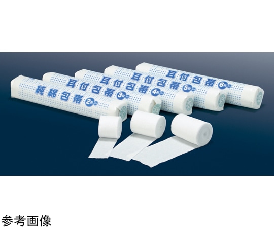 エフスリィー 耳付包帯 5裂 6cm×9m(5巻)1ケース(30本入) 1ケース(ご注文単位1ケース)【直送品】