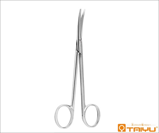 TAIYU（大祐医科工業） メッチェンバウム剪刀 直 ネジ止 全長14cm TY-135A 1本（ご注文単位1本）【直送品】