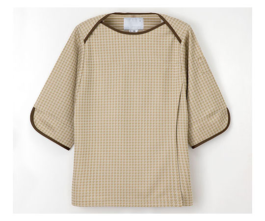 ナガイレーベン 検診衣上衣 ベージュ M JK1496 1枚(ご注文単位1枚)【直送品】