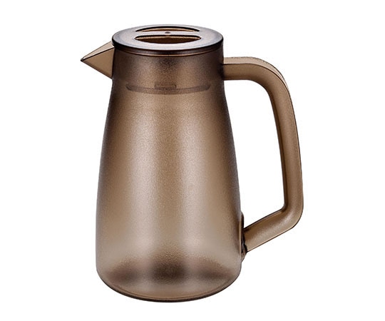 三宝産業（YUKIWA） P.Cウォーターポット一体成型 2.2L ブラウン 03031015 1個（ご注文単位1個）【直送品】