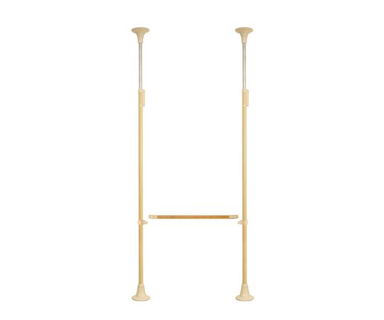 DIPPERホクメイ ベスポジBPZ 丸ベース ロング H型 木手すり 取り外し900 セット BPZ-H2300-31 1個（ご注文単位1個）【直送品】