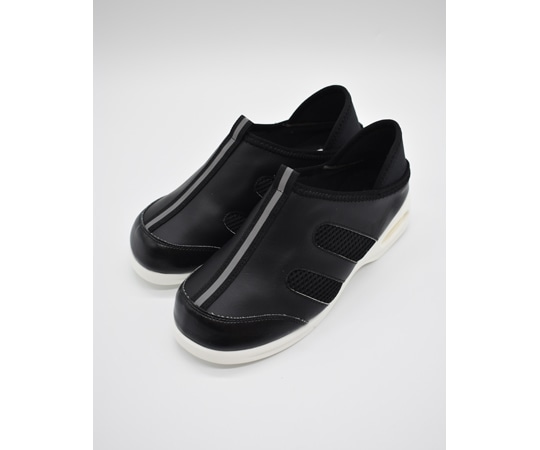 山一 ウイングナース キレイコート2WAYシューズ ブラック M 700BKM 1足（ご注文単位1足）【直送品】