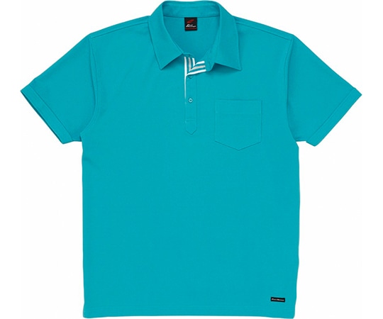 WHISEL（自重堂） 半袖ポロシャツ ターコイズ S 85214 1枚（ご注文単位1枚）【直送品】