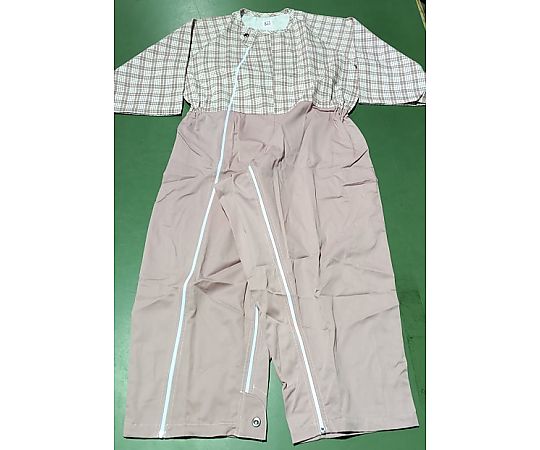 アズワン 介護つなぎ ピンク LLサイズ 10枚入  1箱（ご注文単位1箱）【直送品】
