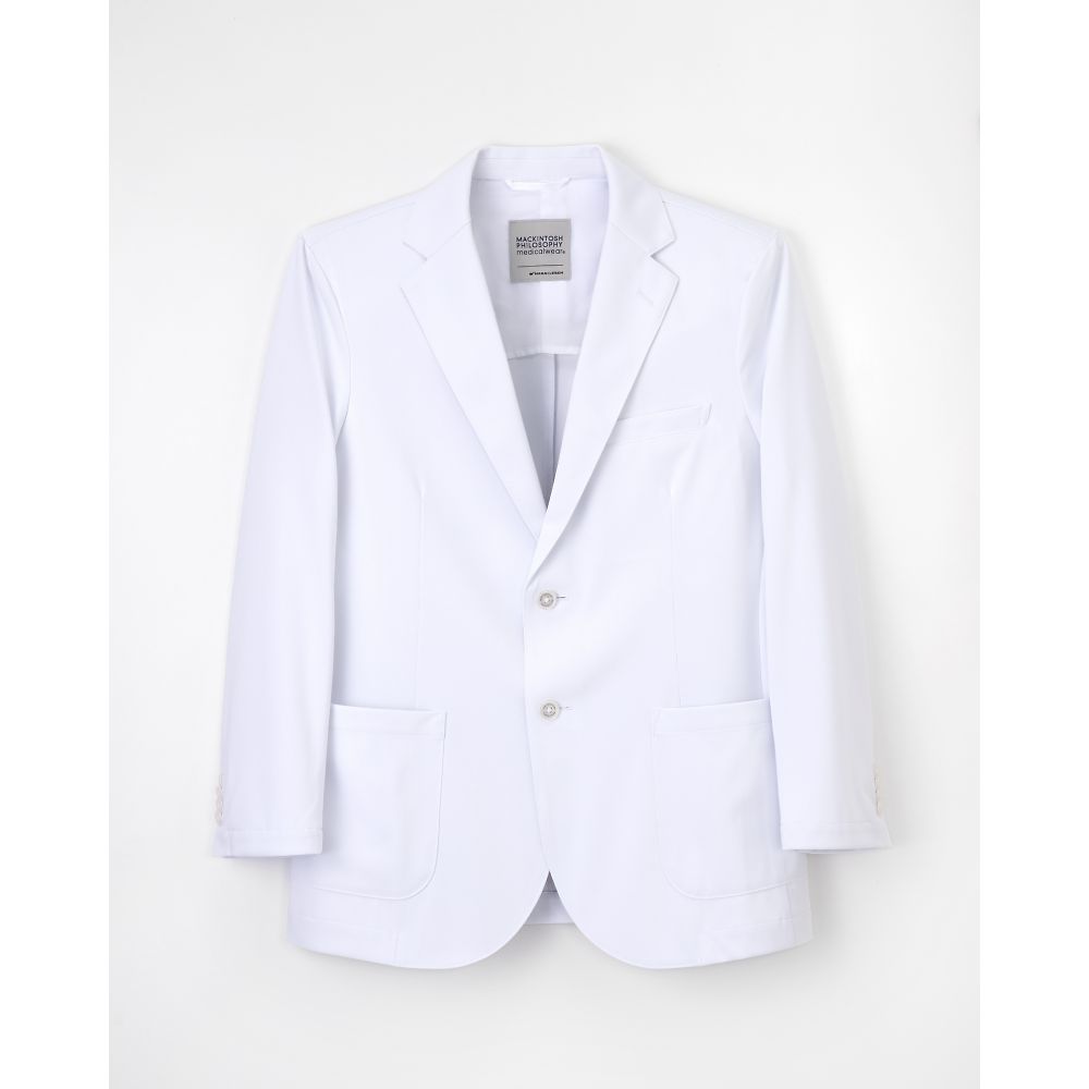 ナガイレーベン MPメンズドクタージャケット ホワイト M MPW-3950 1枚（ご注文単位1枚）【直送品】