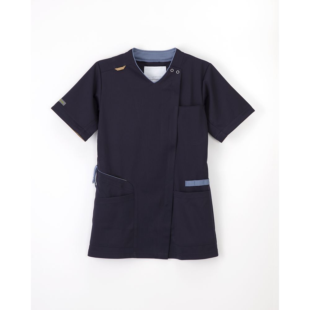 ナガイレーベン 男女兼用スクラブ ネイビー SS AY-5572 1枚（ご注文単位1枚）【直送品】