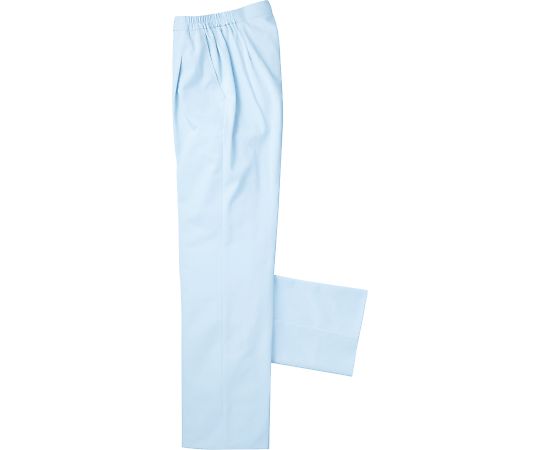 KAZEN レディススラックス サックス 4L 163-21 4L 1枚（ご注文単位1枚）【直送品】