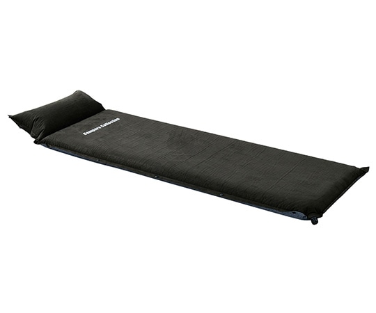 山善（YAMAZEN） ピロー付きインフレータブルマット ダブル ダークグレー YFM-195W（DGY） 1枚（ご注文単位1枚）【直送品】