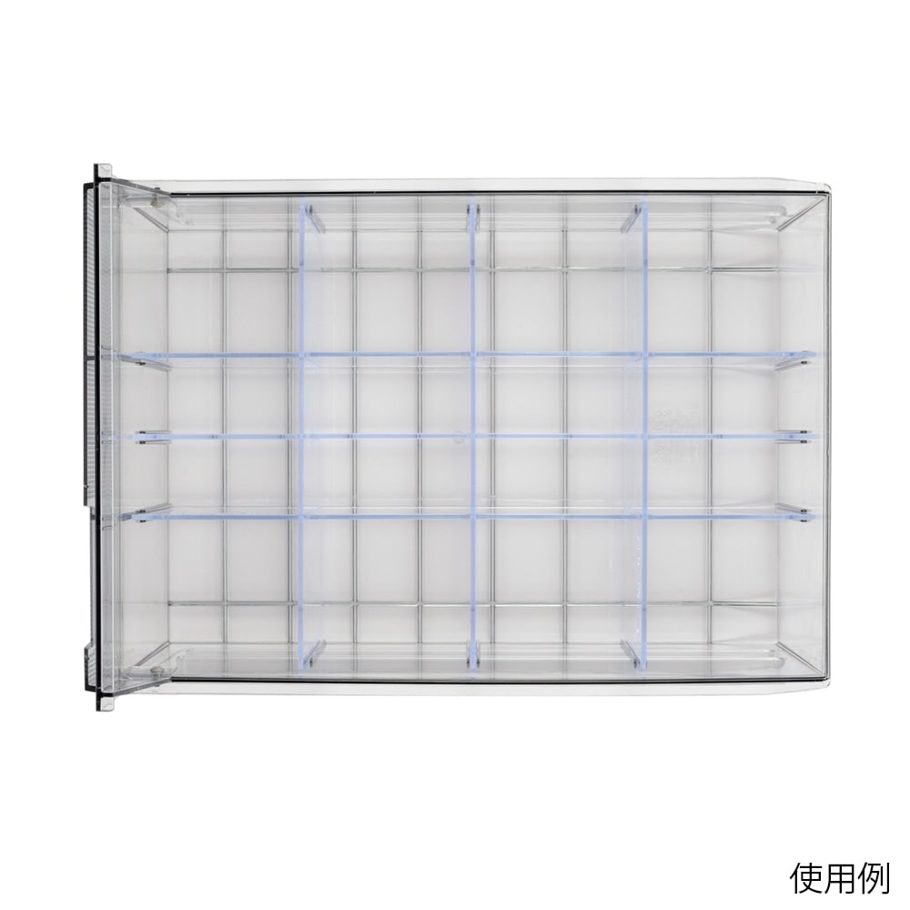 サカセ 仕切板 カセッターB4タイプ用（引出 高用）タテ HB4-006 1枚（ご注文単位1枚）【直送品】