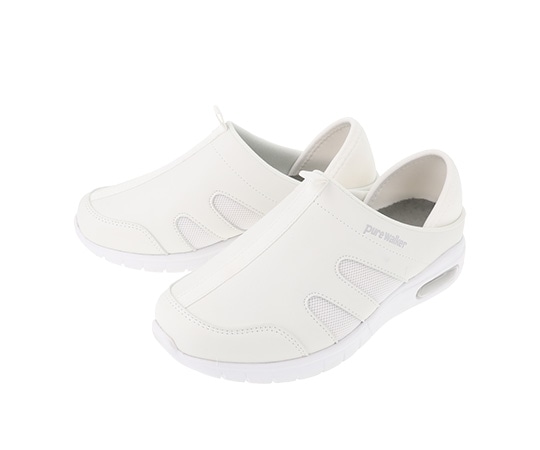 ダイマツ 2WAYナースシューズ 25.0cm ホワイト PW0513 1足（ご注文単位1足）【直送品】