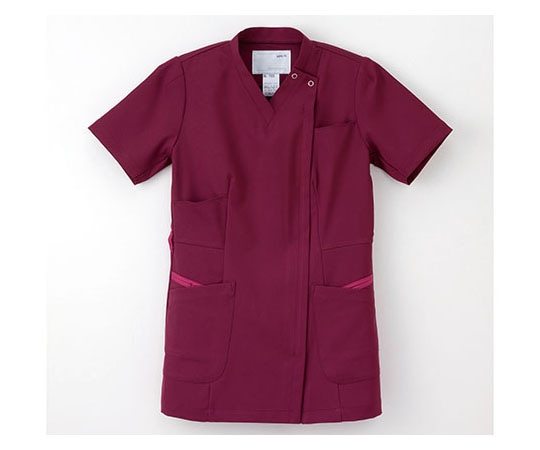 ナガイレーベン 女子上衣 バーガン LL ML1122 1枚（ご注文単位1枚）【直送品】