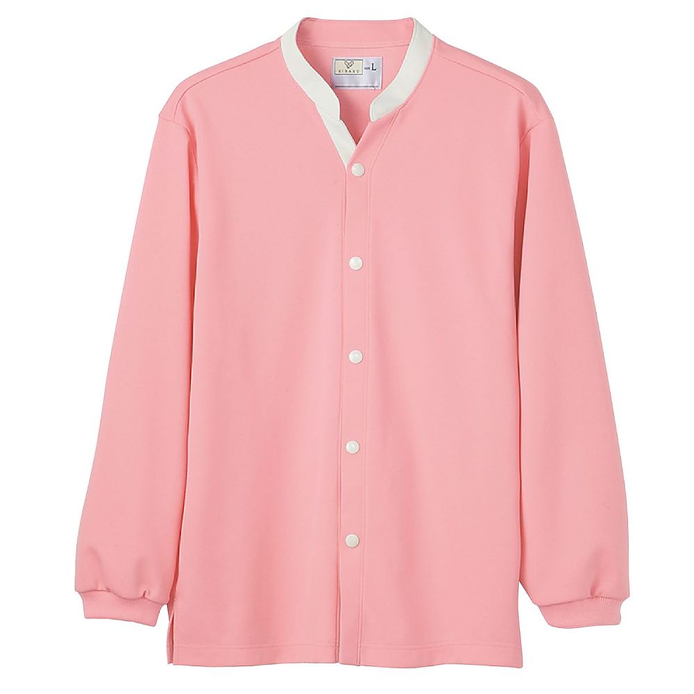 KIRAKU（トンボ） 前開きシャツ ピーチ M（身丈68cm） CV209-13 M 1枚（ご注文単位1枚）【直送品】