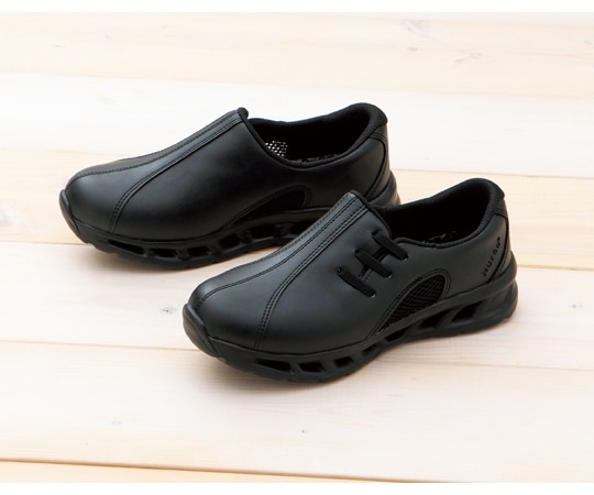 フォーク フルスペックナースRII ブラック 25.0cm 730-9 1足（ご注文単位1足）【直送品】