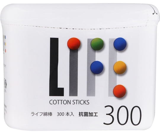 平和メディク ライフ綿棒 300本×36個入 4537 1ケース（ご注文単位1ケース）【直送品】