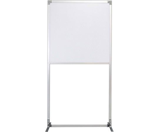 岐阜プラスチック工業 抗菌ウォール 軽量タイプ アジャスター仕様 ハーフパネル シルバー FS5-1020H 1個(ご注文単位1個)【直送品】