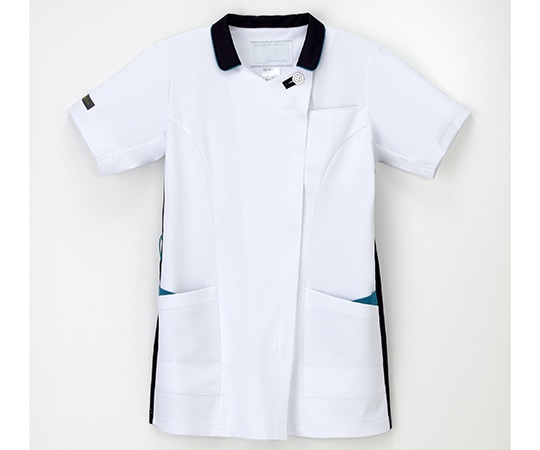 ナガイレーベン チュニック Tネイビー+ターコイズ EL LX-4067 1枚（ご注文単位1枚）【直送品】