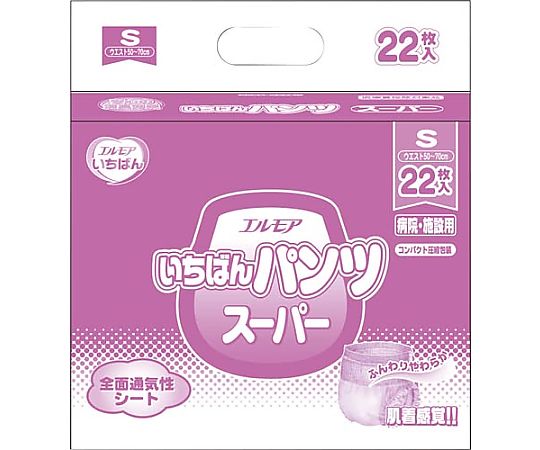 カミ商事 エルモアいちばん パンツスーパー S22枚 452581 1パック（ご注文単位1パック）【直送品】