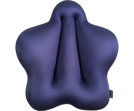 龍野コルク工業 CuCuスリム（腰楽クッション）藍モカ  1個（ご注文単位1個）【直送品】