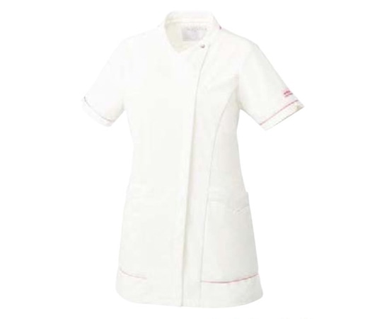 MICHEL KLEIN（ミッシェルクラン） ジャケット[女性用] オフホワイト×ピンク LL コネクト（トリコット） 袖丈21cm MK-0041 1着（ご注文単位1着）【直送品】