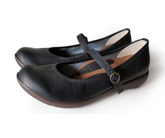 リゲッタ ワンベルトローヒールパンプス ブラック M（23.0~23.5cm） R2361-BLK-M 1足（ご注文単位1足）【直送品】