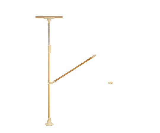 DIPPERホクメイ ベスポジBPZ Tベース レギュラート型 木手すり 跳ね上げ1200 セット BPZ-K5200-52 1個（ご注文単位1個）【直送品】