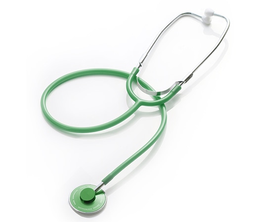 フォーカルコーポレーション ナーススコープ 外バネタイプ ヘッド:グリーン チューブ:グリーン FC-200 1本（ご注文単位1本）【直送品】