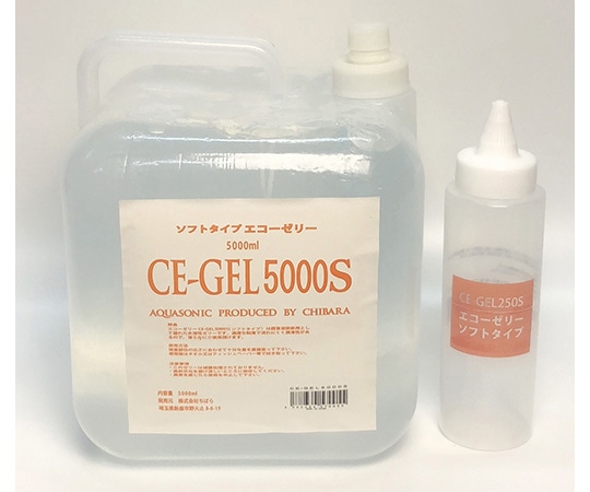 ちばら エコーゼリー 5L×1個入 ソフトタイプ（超音波検査用） CE-GEL5000S 1箱（ご注文単位1箱）【直送品】