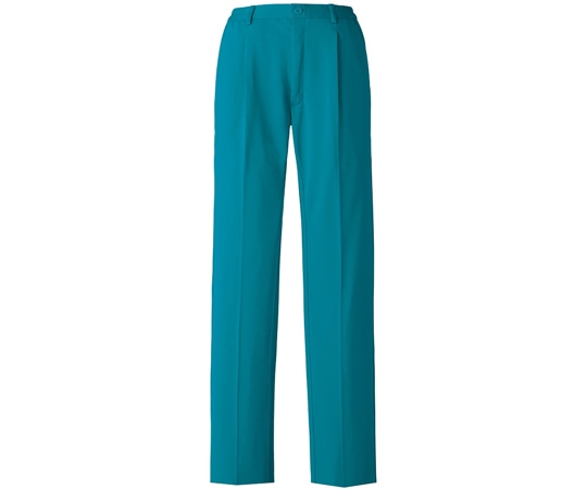 ミドリ安全 作業服 レディース メディカルウェア ベルデクセル ワンタックパンツ VEM78T下 ターコイズ Lサイズ VEM78T-SITA-L 1着(ご注文単位1着)【直送品】