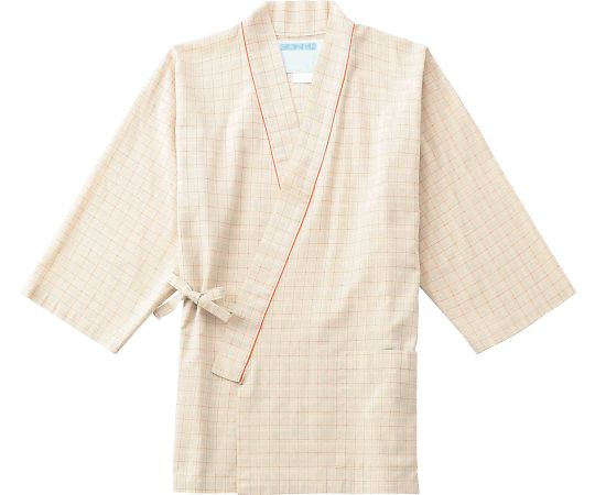 KAZEN 患者衣上衣（甚平型） S 287-23 S 1枚（ご注文単位1枚）【直送品】