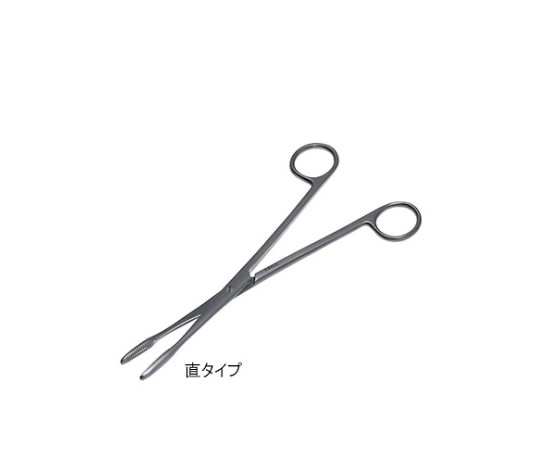 日本フリッツメディコ 消毒鉗子 麦粒型 26cm 直 F083-1118 1個（ご注文単位1個）【直送品】