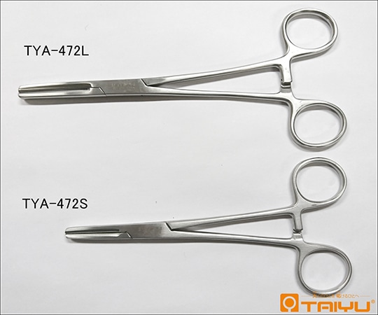 TAIYU（大祐医科工業） USチューブ鉗子 綾筋 BOX 全長15cm TYA-472S 1本（ご注文単位1本）【直送品】