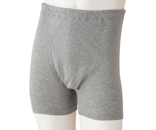 ケアファッション 紳士申又 杢グレー LL 38295 1枚(ご注文単位1枚)【直送品】