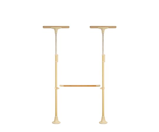 DIPPERホクメイ ベスポジBPZ Tベース ショート H型 木手すり 取り外し900 セット BPZ-H2300-61 1個（ご注文単位1個）【直送品】